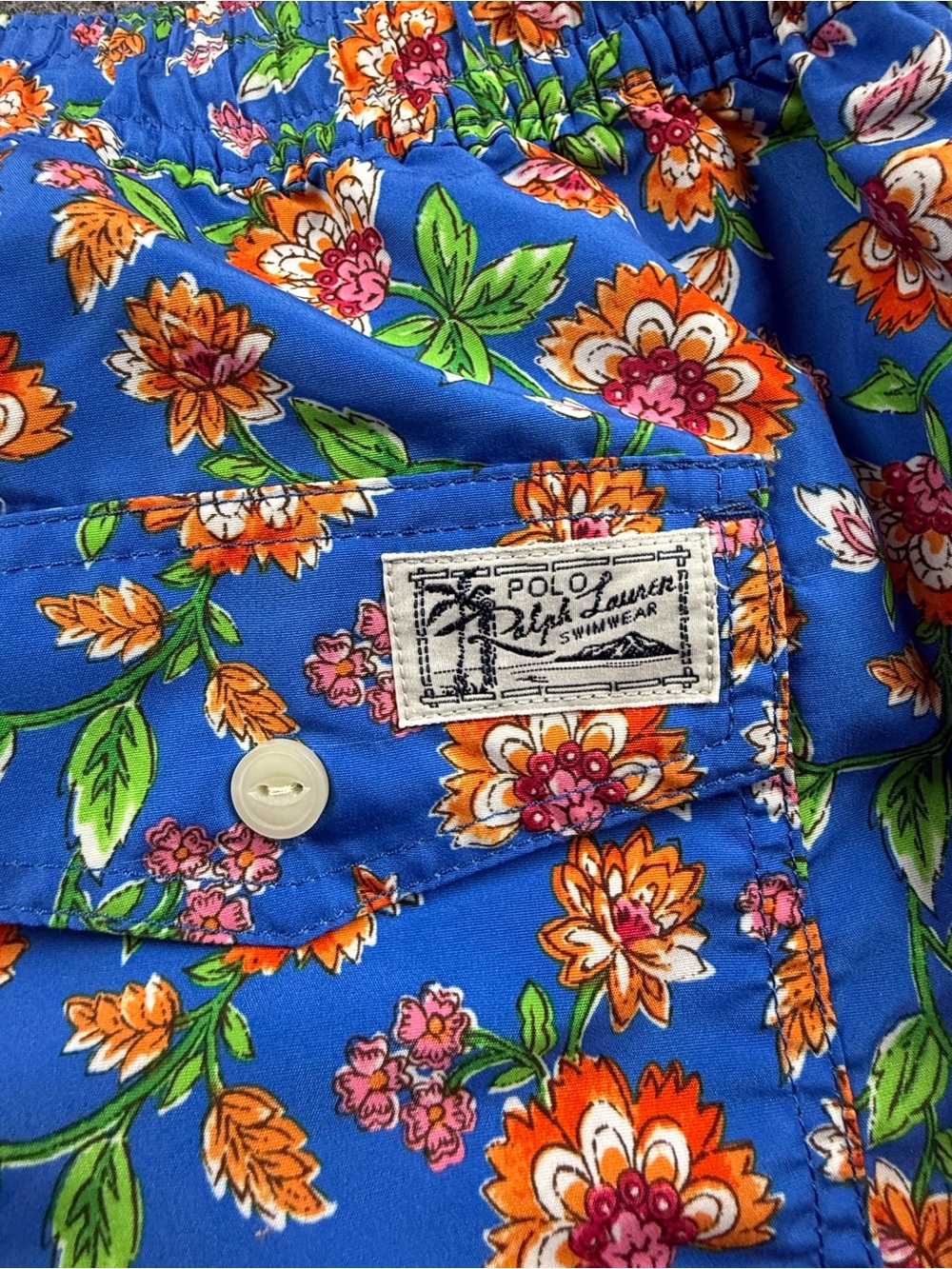 Polo Ralph Lauren Floral Swim Trunks, Size 3XB/3XL - Picture 7 of 15